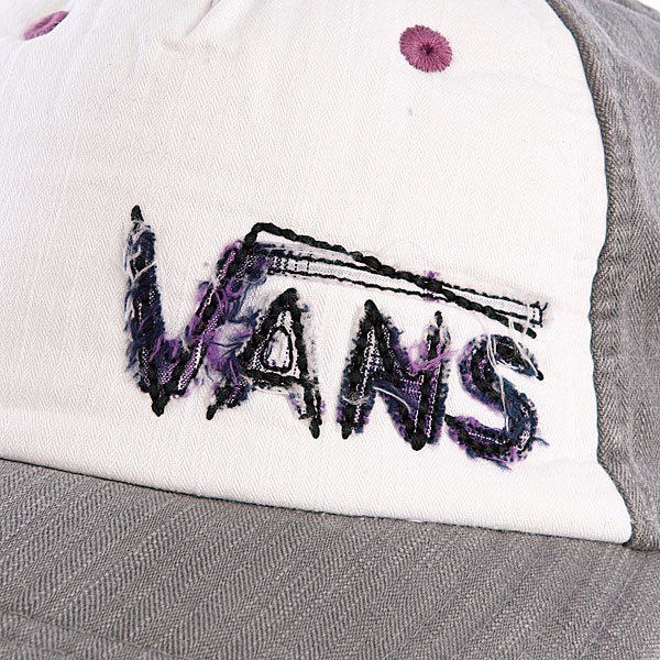 фото Бейсболка женская Vans Plaid Hat Carbon - картинка [2]