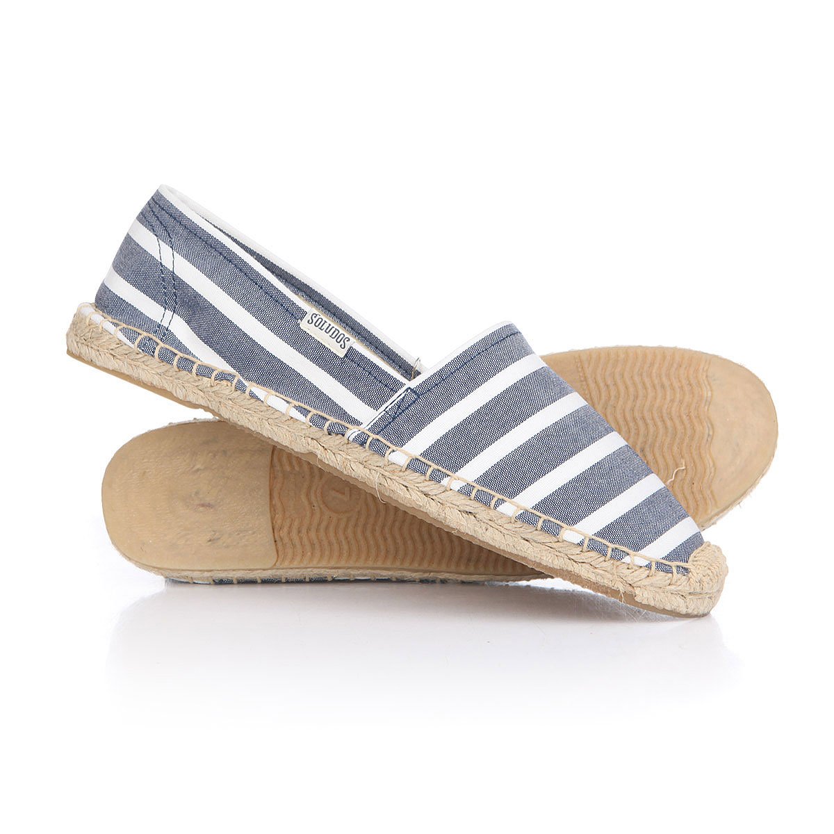 Эспадрильи женские Soludos Original Stripe Print Light Navy/White Эспадрильи женские Soludos Original Stripe Print Light Navy/White