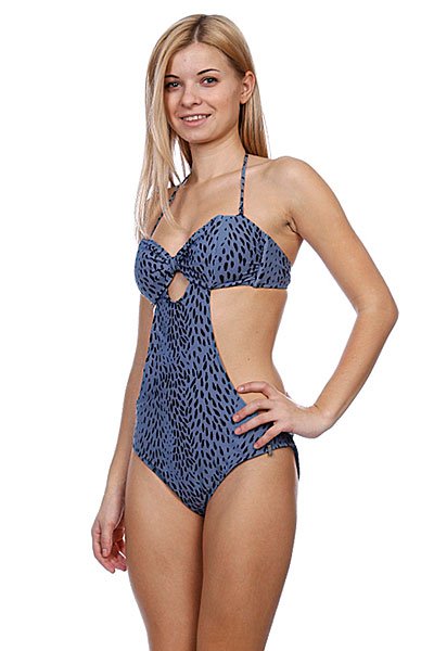 Купальник женский Stussy Prom Cut Out One Piece Blue