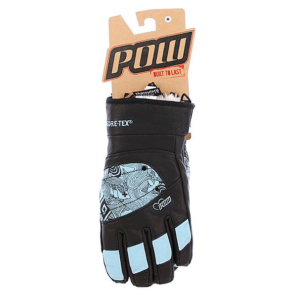 Перчатки сноубордические женские Pow Ws Feva Glove Gtx Blue