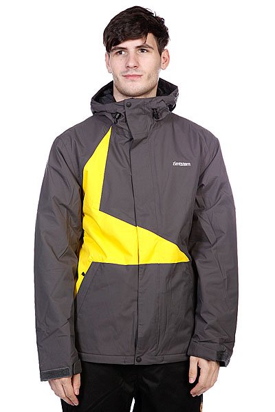 Куртка Zimtstern Snow Jacket Vega Men Dark Grey/Yellow
