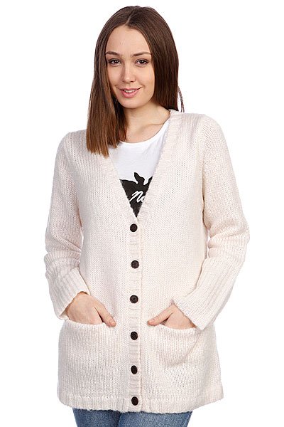 Кардиган женский Insight Shadows Cardi Almond Кардиган женский Insight Shadows Cardi Almond<br><br>Цвет: белый<br>Тип: Кардиган<br>Возраст: Взрослый<br>Пол: Женский