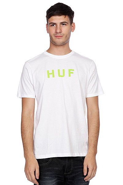 фото Футболка Huf Original Logo Tee True White