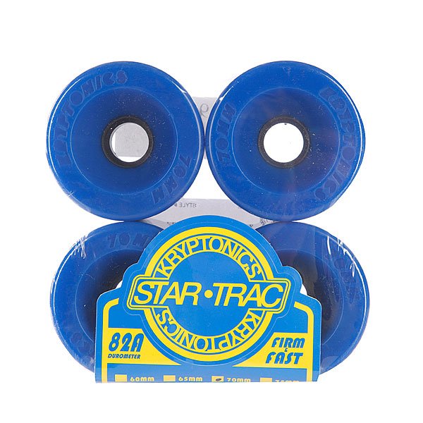 фото Колеса для скейтборда для лонгборда Kryptonics Star Trac Premium Blue 82A 70mm