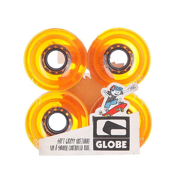 фото Колеса для скейтборда Globe G Icon Wheel Clear Amber 70mm 83A