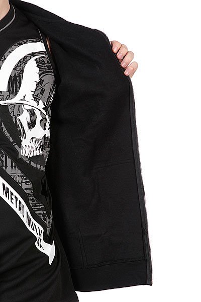 Фото Толстовка Metal Mulisha Deegan Comp Fleece Black.