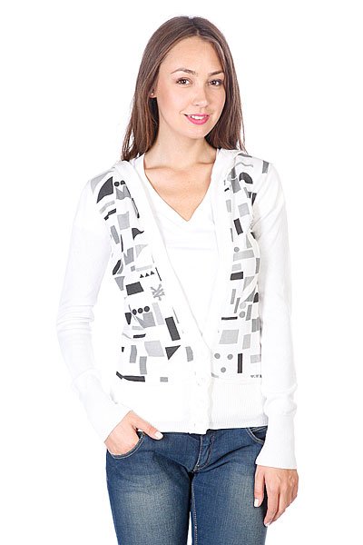 Кардиган женский Zoo York Pencil City White Кардиган женский Zoo York Pencil City White<br><br>Цвет: белый<br>Тип: Кардиган<br>Возраст: Взрослый<br>Пол: Женский