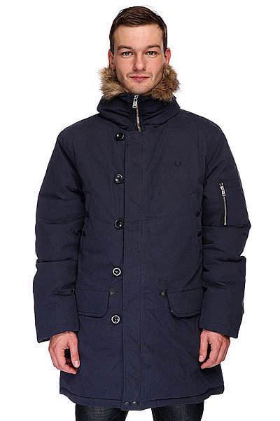 фото Куртка парка Fred Perry Down Snorkel Parka Blue