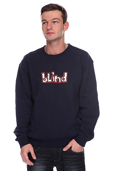 Джемпер Blind Og Jersey Crew Navy Джемпер Blind Og Jersey Crew Navy<br><br>Цвет: синий<br>Тип: Джемпер<br>Возраст: Взрослый<br>Пол: Мужской