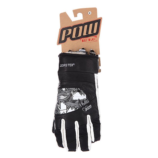 Перчатки сноубордические женские Pow Feva Glove Gtx Black