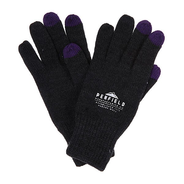 Перчатки Penfield Nanga/Knitted E-touch Glove Dark Grey Melange