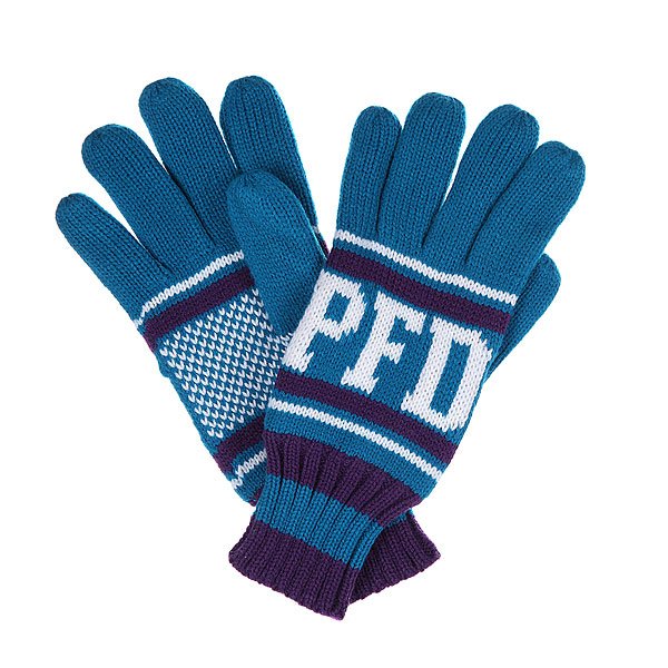 Перчатки Penfield Lalo/Pfd Knitted Glove Cyan