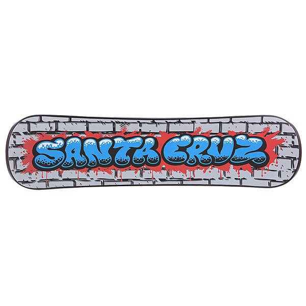 Сноускейт Santa Cruz Bubble Graffiti Black Plank