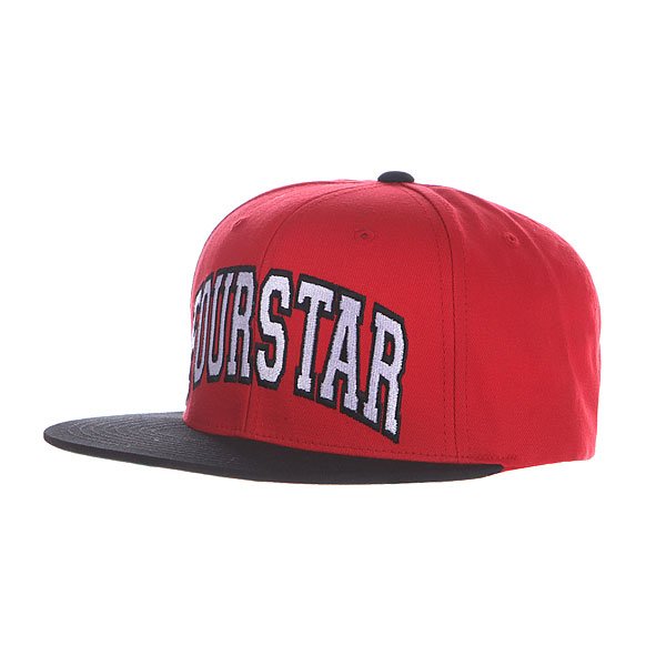 Бейсболка Fourstar Arched Starter True Red/Black Бейсболка Fourstar Arched Starter True Red/Black<br><br>Цвет: черный,красный<br>Тип: Бейсболка с прямым козырьком<br>Возраст: Взрослый<br>Пол: Мужской