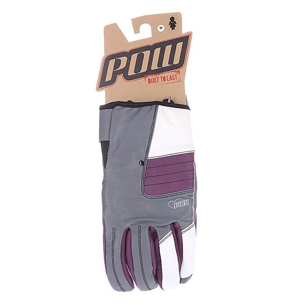 Перчатки сноубордические женские Pow Chase Glove Grey