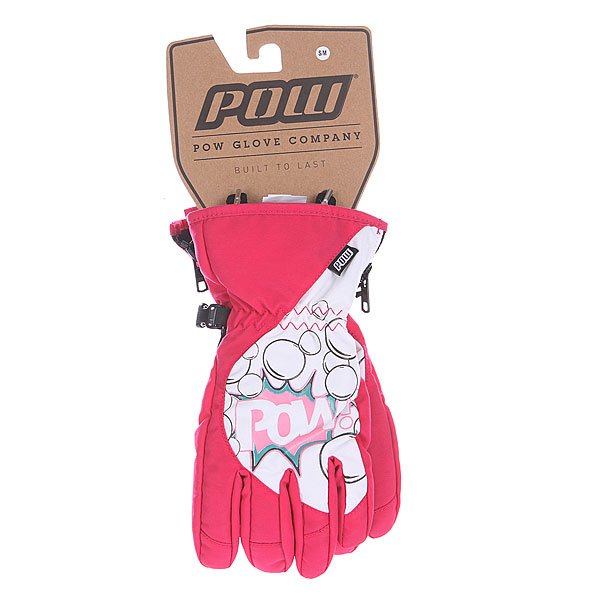 Перчатки сноубордические детские Pow Grom Glove Pink