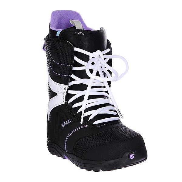 фото Ботинки для сноуборда женские Burton Coco Black/True Purple