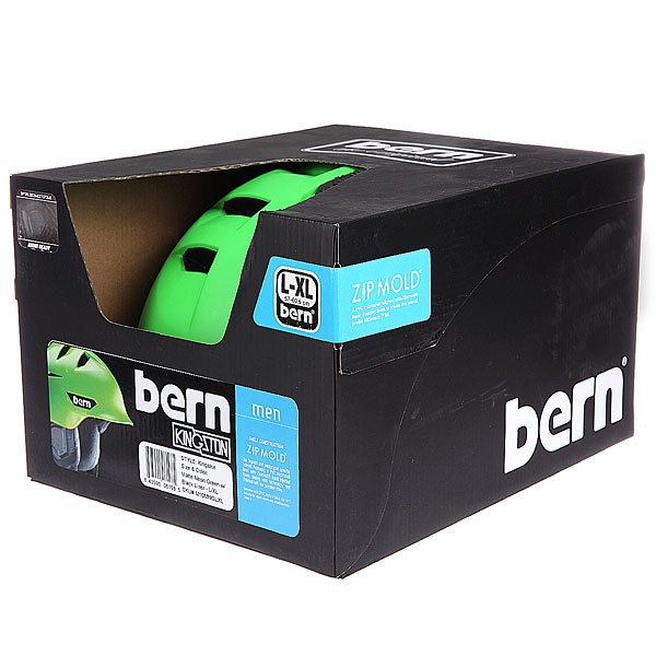 Шлем для сноуборда Bern Kingston Matte Neon Green W/ Black Liner