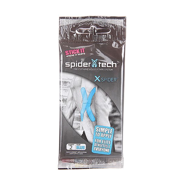 Лента кинезиологическая SpiderTech X Spider 2-pack Blue