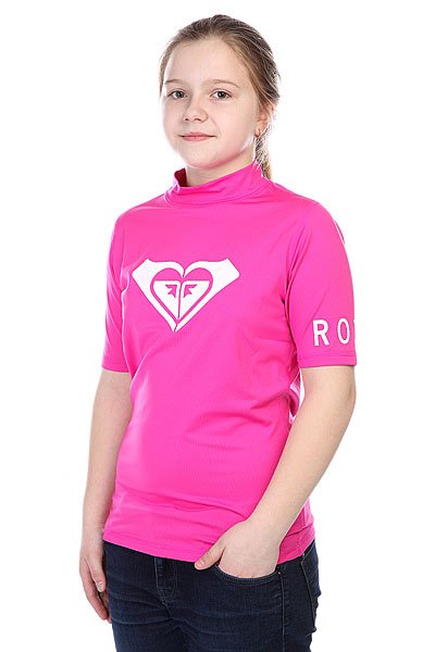 фото Гидрофутболка детская Roxy Lycra Contest Roxy Pink