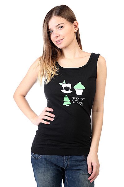 Майка женская Picture Organic Yes Cook Black Майка женская Picture Organic Yes Cook Black<br><br>Цвет: черный<br>Тип: Майка<br>Возраст: Взрослый<br>Пол: Женский