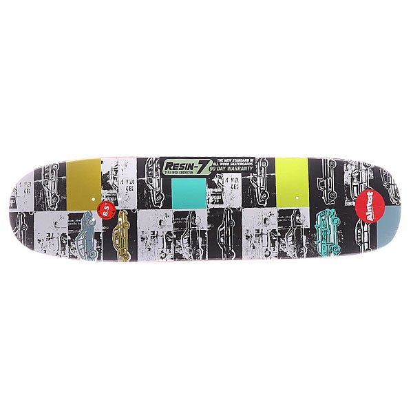 фото Дека для скейтборда для скейтборда Almost S5 Lotti Auto Mo R7 Multicolor 31.9 x 8.5 (21.6 см)