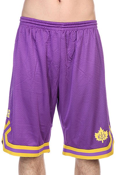 фото Шорты K1X Leaf Double-x Shorts Purple/Yellow