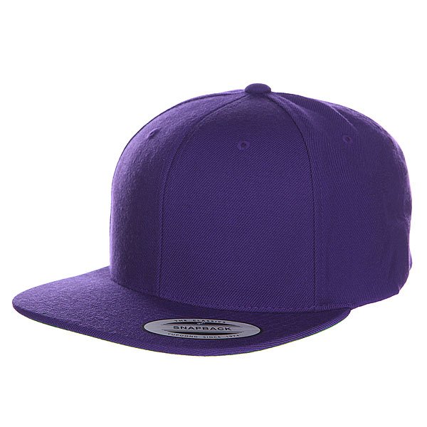 Купить Бейсболки   Бейсболка Yupoong Classic Snapback Purple