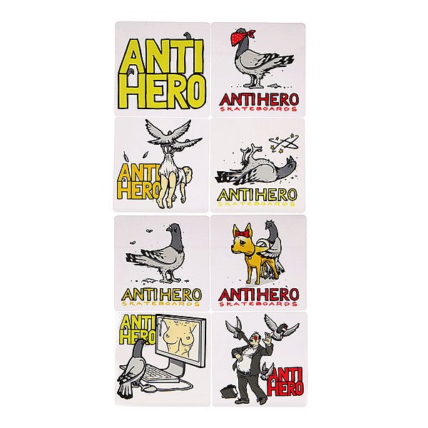 Наклейки Antihero Pigeons Revenge Multicolor Наклейки Antihero Pigeons Revenge MulticolorЯркие наклейки на любой вкус.<br><br>Цвет: мультиколор<br>Тип: Наклейки