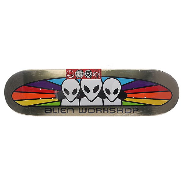 фото Дека для скейтборда для скейтборда Alien WorkShop (AWS) Su5 Spectrum Foil Large Multi 32.25 x 8.25 (21 см)