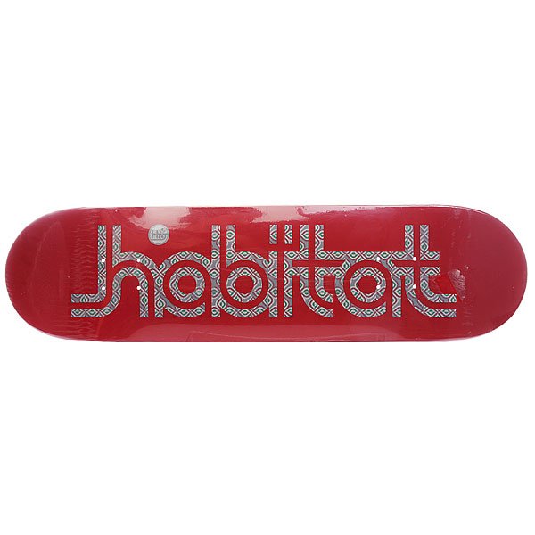 фото Дека для скейтборда для скейтборда Habitat Su5 Ellipse Red 32.25 x 7.875 (20 см)