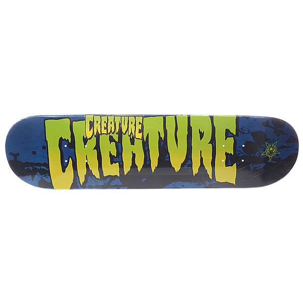 фото Дека для скейтборда для скейтборда Creature Sm Stained Blue 31.6 x 8.0 (20.3 см)