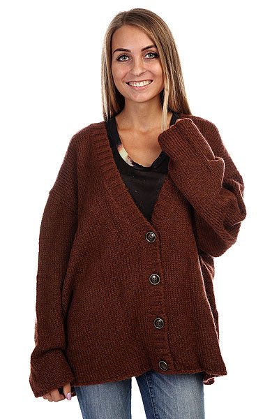 Кардиган женский Insight Mohican Cardigan Burnt Peach Кардиган женский Insight Mohican Cardigan Burnt Peach<br><br>Цвет: коричневый<br>Тип: Кардиган<br>Возраст: Взрослый<br>Пол: Женский