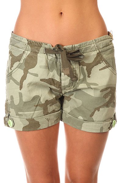 Шорты классические женские Zoo York Summer Camp Camo Print Шорты классические женские Zoo York Summer Camp Camo Print<br><br>Цвет: зеленый,коричневый,камуфляжный<br>Тип: Шорты классические<br>Возраст: Взрослый<br>Пол: Женский