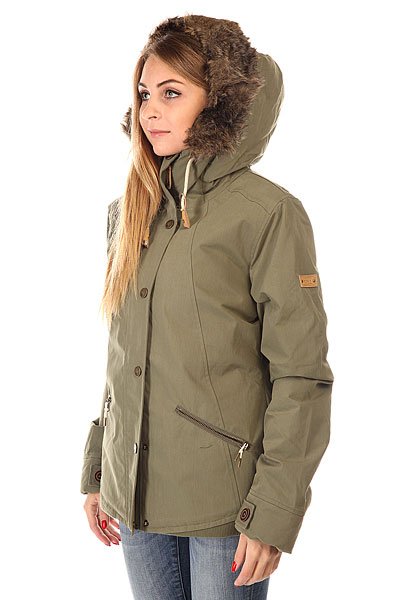 Куртка парка женская Roxy Steffi Jk Dusty Olive от Proskater Куртка парка женская Roxy Steffi Jk Dusty Olive от Proskater