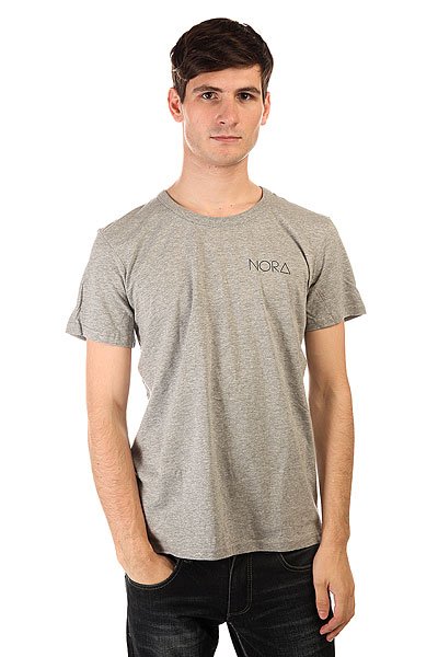 фото Футболка NORD Skateboards Logo Tee Shirt Grey