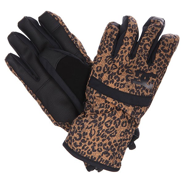 фото Перчатки сноубордические женские DC Seger Glove Hebon Leopard