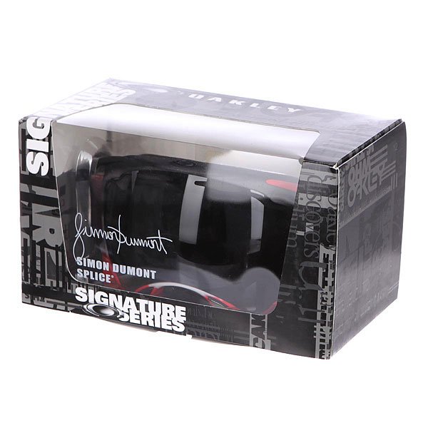 Маска для сноуборда Oakley Splice Simon Dumont Signature Black/Red от Proskater Маска для сноуборда Oakley Splice Simon Dumont Signature Black/Red от Proskater