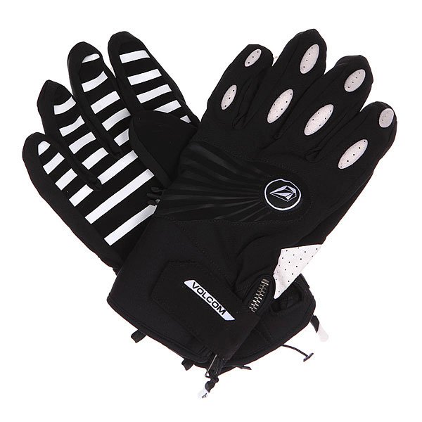 фото Перчатки сноубордические Volcom Usstc Pipe Glove Black/White