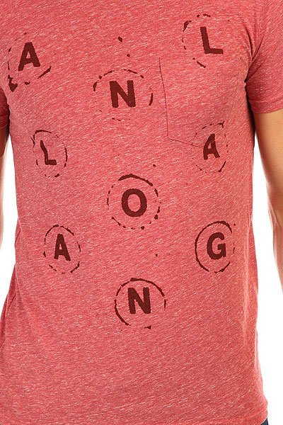 Футболка Analog Water Mark Slm Pkt Blood Heather от Proskater Футболка Analog Water Mark Slm Pkt Blood Heather от Proskater