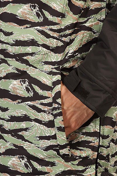 Анорак TrueSpin Fishtail Anorak Black/Camo от Proskater Анорак TrueSpin Fishtail Anorak Black/Camo от Proskater
