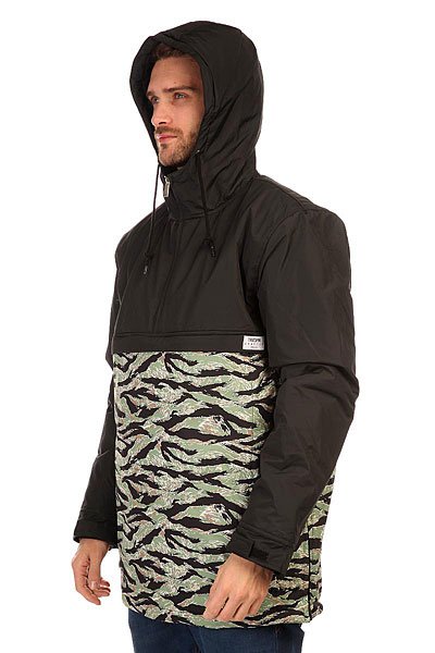 Анорак TrueSpin Fishtail Anorak Black/Camo от Proskater Анорак TrueSpin Fishtail Anorak Black/Camo от Proskater