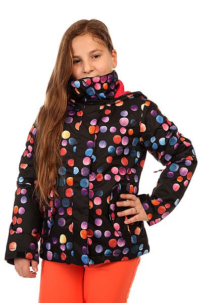фото Куртка утепленная детская Roxy Jetty Girl Jk G Snjt Cosmic Dots
