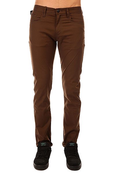 Штаны узкие Emerica Hsu Slim 5 Pocket Choco Штаны узкие Emerica Hsu Slim 5 Pocket Choco<br><br>Цвет: коричневый<br>Тип: Штаны узкие<br>Возраст: Взрослый<br>Пол: Мужской
