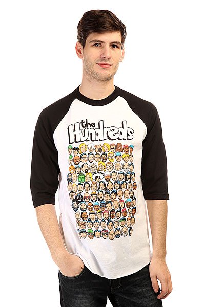  The Hundreds Who s Who Raglan Black/White       .:   .  3/4.  .<br><br>: ,<br>: <br>: <br>: 