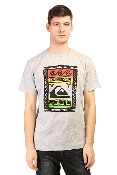 фото Футболка Quiksilver Classteewallstr Tees Athletic Heather