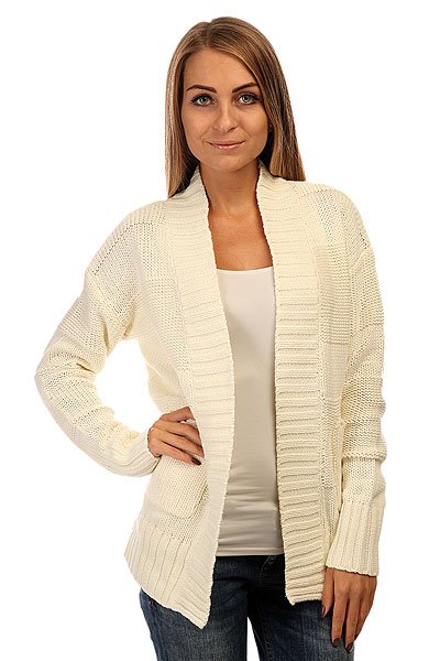 Кардиган женский Roxy Oysters J Swtr Sand Piper Кардиган женский Roxy Oysters J Swtr Sand PiperУютный вязаный кардиган с удобными карманами для рук.Технические характеристики: Без застежки.Вязаные карманы для рук.Плотная вязаная резинка в отделке на манжетах и подоле.Дизайн в полоску.<br><br>Цвет: бежевый<br>Тип: Кардиган<br>Возраст: Взрослый<br>Пол: Женский