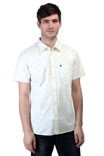 фото Рубашка Quiksilver Every Min Motss Wvtp Mini Motif Snow White