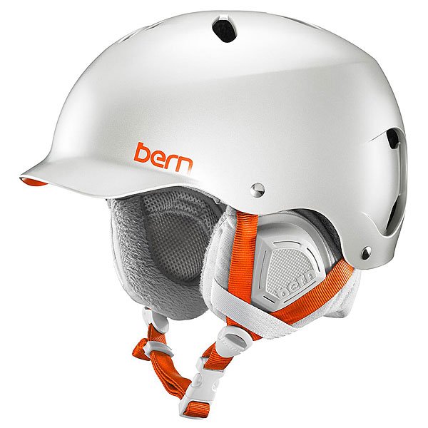 Шлем для сноуборда женский Bern Snow EPS Lenox Satin Delphin Grey/Grey Liner