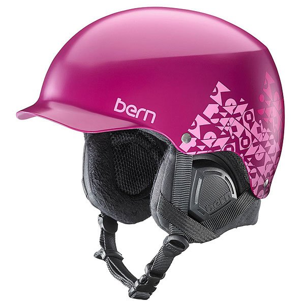 фото Шлем для сноуборда женский Bern Snow EPS Muse Satin Magenta Geo Graphic/Black Liner